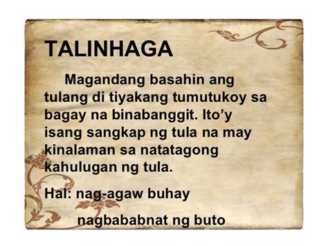 Ang Talinghaga sa Tula .